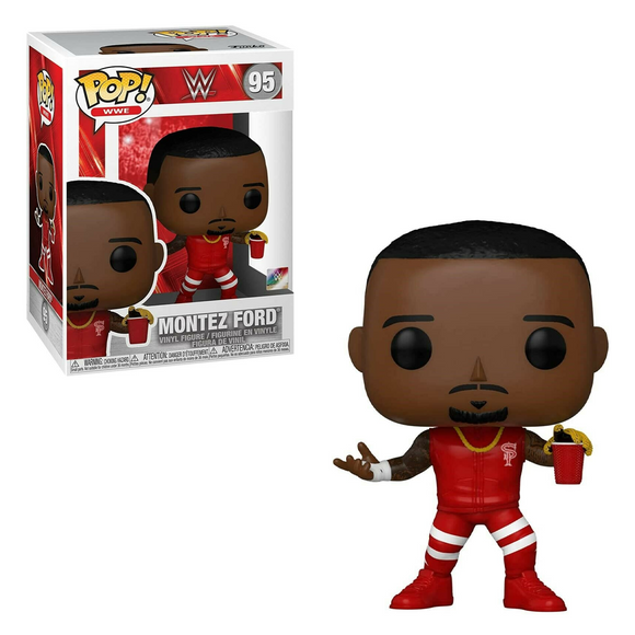 Funko POP! WWE:  Street Profits - Montez Ford Vinyl Figure #95 - Bards & Cards