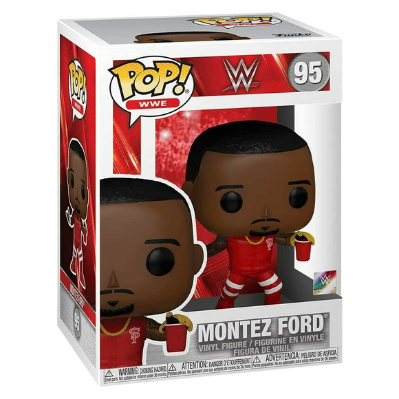 Funko POP! WWE:  Street Profits - Montez Ford Vinyl Figure #95 - Bards & Cards