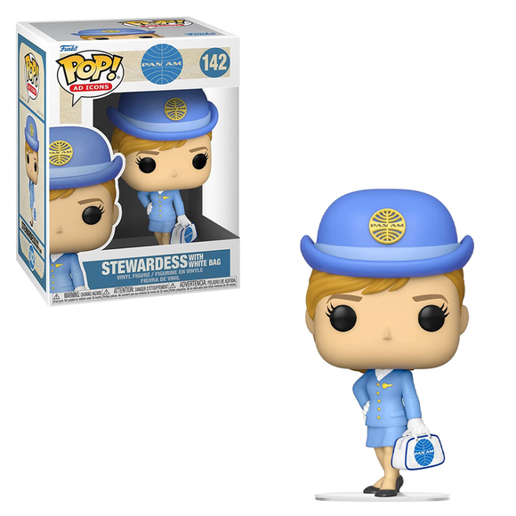 Funko POP! Pan Am - Stewardess with White Bag Vinyl Figure #142 - Bards & Cards