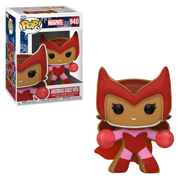 Funko POP! Marvel Holiday - Gingerbread Scarlet Witch Vinyl Figure #940 - Bards & Cards