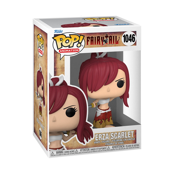 Funko POP! Fairy Tail - Erza Scarlet Vinyl Figure #1046 - Bards & Cards
