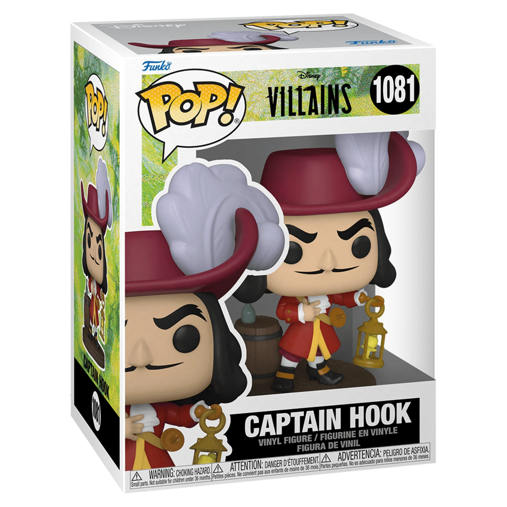 [PRE-ORDER] Funko POP! Disney: Villains - Captain Hook Vinyl Figure #1081 - 0