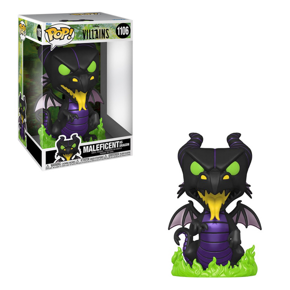 [PRE-ORDER] Funko POP! Disney: Villains - 10-Inch Maleficent Dragon Vinyl Figure #1106 - Bards & Cards
