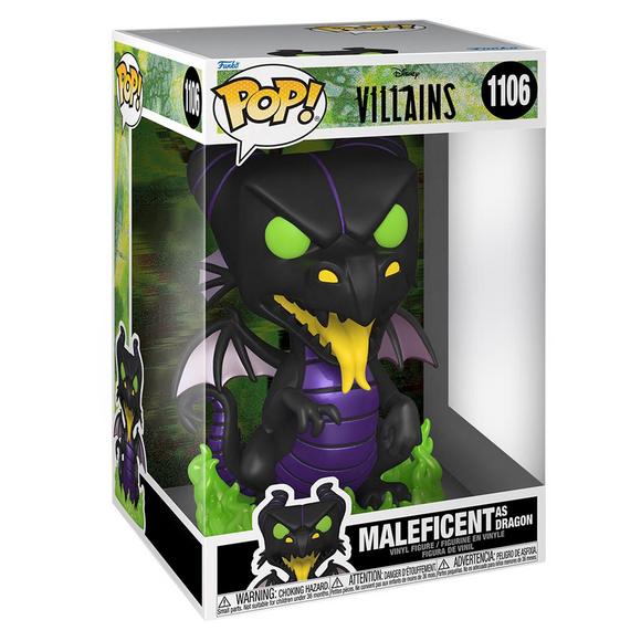 [PRE-ORDER] Funko POP! Disney: Villains - 10-Inch Maleficent Dragon Vinyl Figure #1106 - Bards & Cards