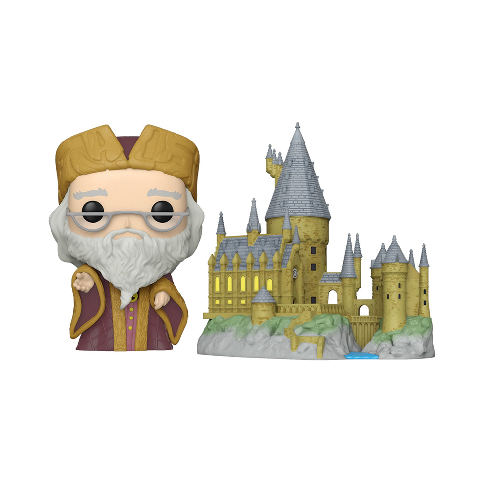 Funko POP! Town: Harry Potter - Dumbledore with Hogwarts Vinyl Figure