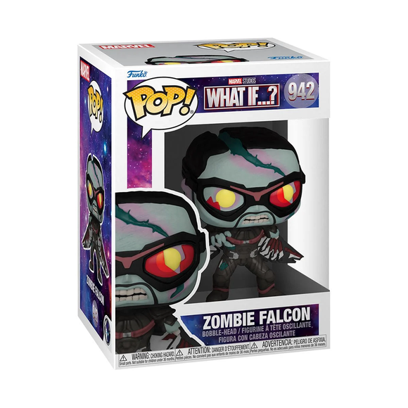 Funko POP! Marvel: What If - Zombie Falcon Vinyl Figure #942 - Bards & Cards