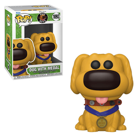 [PRE-ORDER] Funko POP! Disney Pixar Fest: Dug Days - Dug with Medal Vinyl Figure #1093 - Bards & Cards