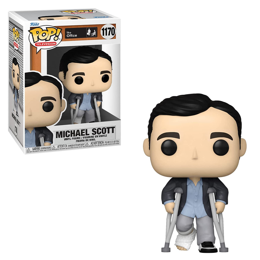 Funko POP! The Office - Michael Standing with Crutches Vinyl Figure #1170