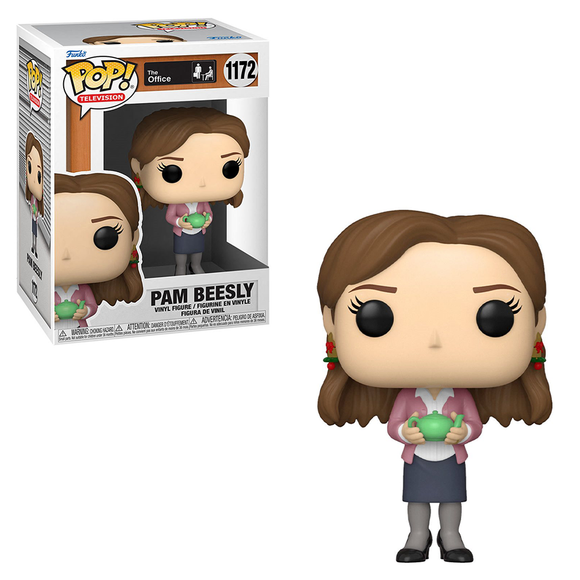 Funko POP! The Office - Pam with Teapot and Note Vinyl Figure #1172 - Bards & Cards