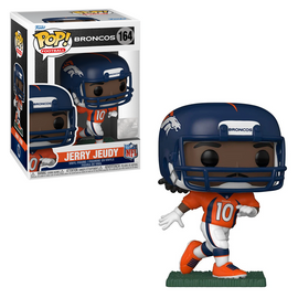 Funko POP! NFL: Broncos - Jerry Jeudy (Home Uniform) Vinyl Figure #164 - Bards & Cards