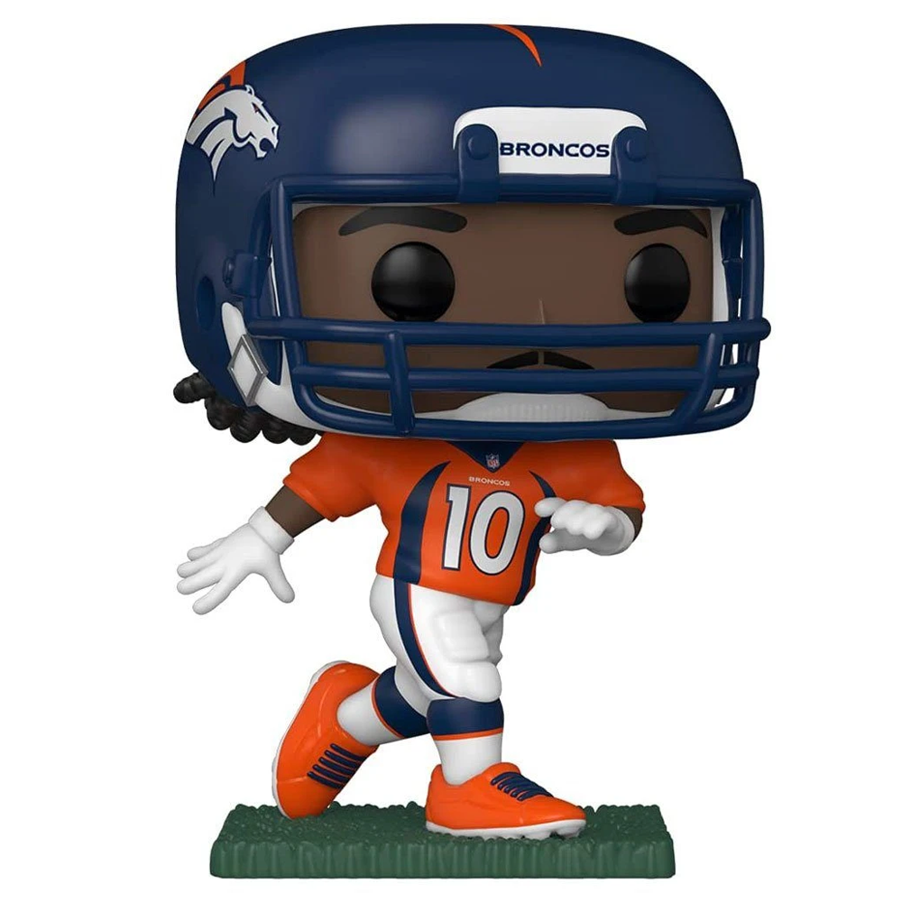 Funko POP! NFL: Broncos - Jerry Jeudy (Home Uniform) Vinyl Figure #164 - 0