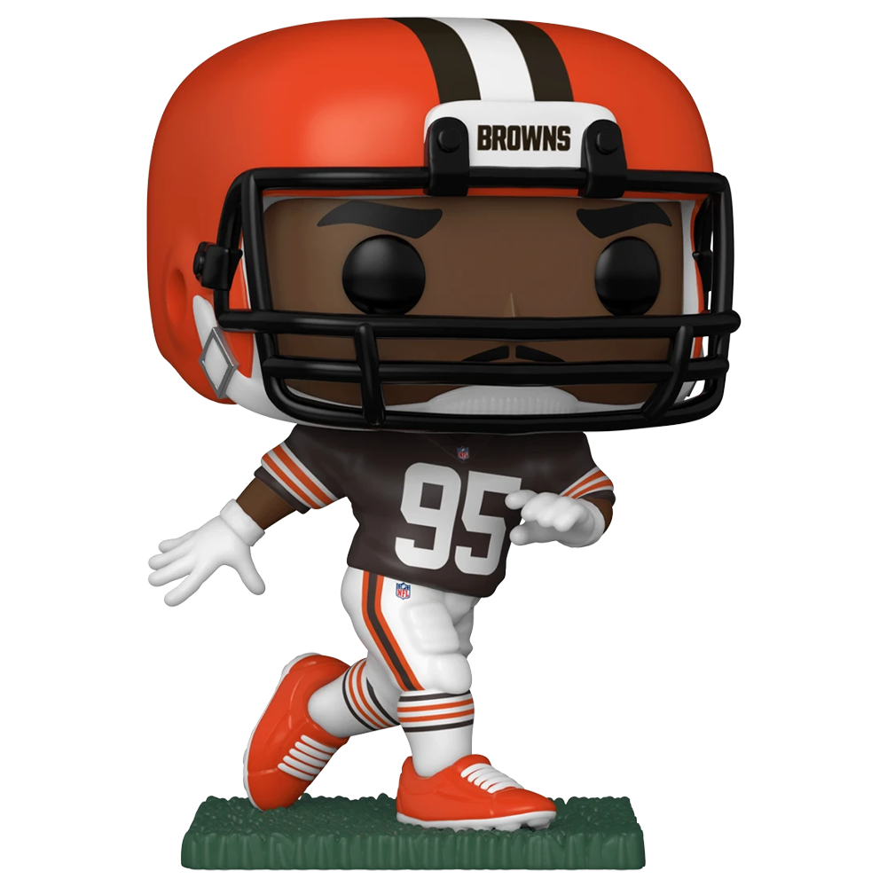 Funko POP! NFL: Browns - Myles Garrett (Home Uniform) Vinyl Figure #161 - 0