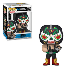 Funko POP! DC Super Heroes: Dia De Los - Bane Vinyl Figure #412 - Bards & Cards