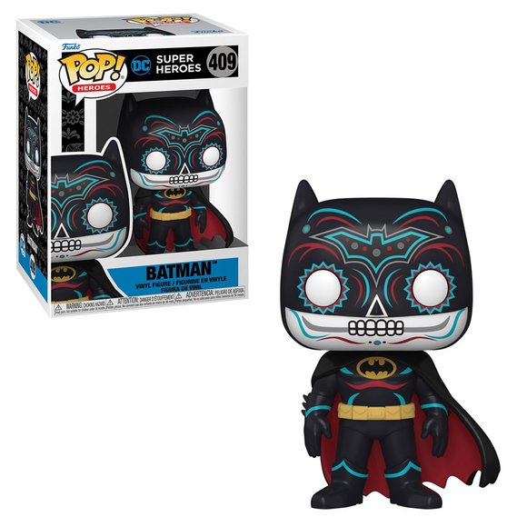 Funko POP! DC Super Heroes: Dia De Los - Batman Vinyl Figure #409 - Bards & Cards