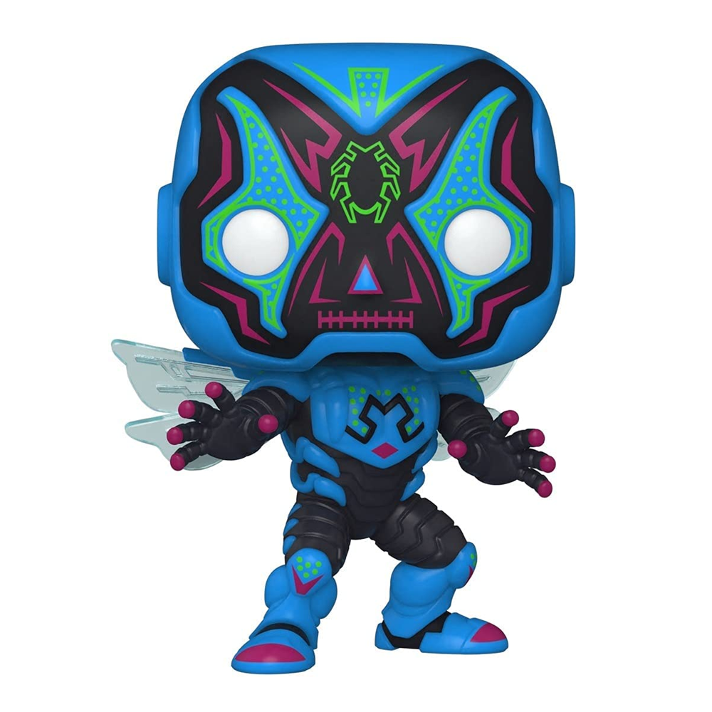 Funko POP! DC Super Heroes: Dia De Los - Blue Beetle Vinyl Figure #410 - 0