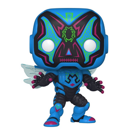 Funko POP! DC Super Heroes: Dia De Los - Blue Beetle Vinyl Figure #410 - Bards & Cards