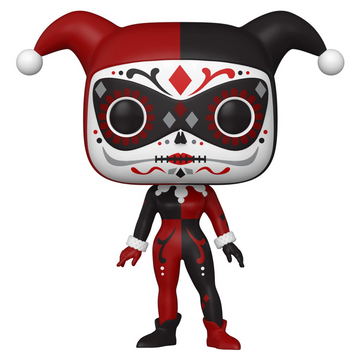 Funko POP! DC Super Heroes: Dia De Los - Harley Quinn Vinyl Figure #413 - Bards & Cards