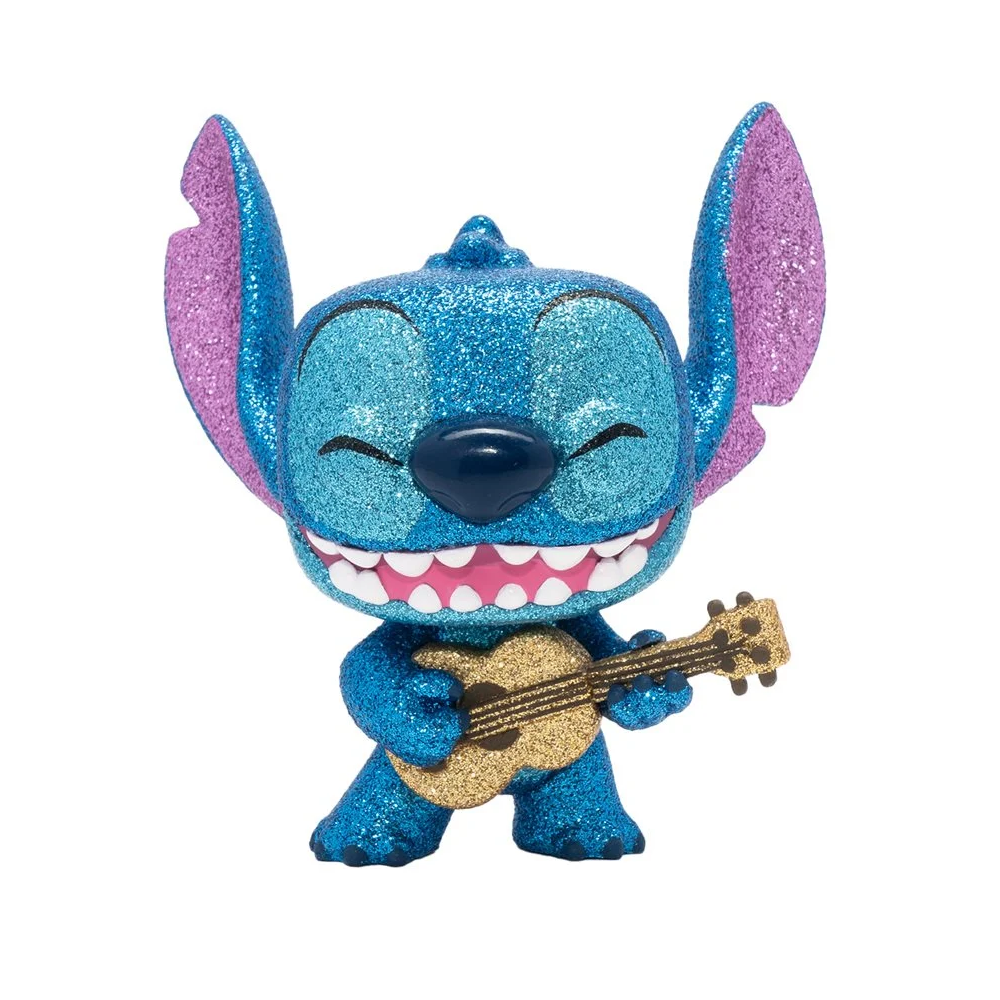 Funko POP! Lilo & Stitch - Stitch with Ukulele (Diamond Collection) Vinyl Figure #1044 Special Edition Exclusive [READ DESCRIPTION] - Bards & Cards