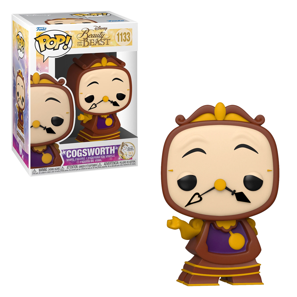 [PRE-ORDER] Funko POP! Beauty and the Beast - Cogsworth Vinyl Figure #1133