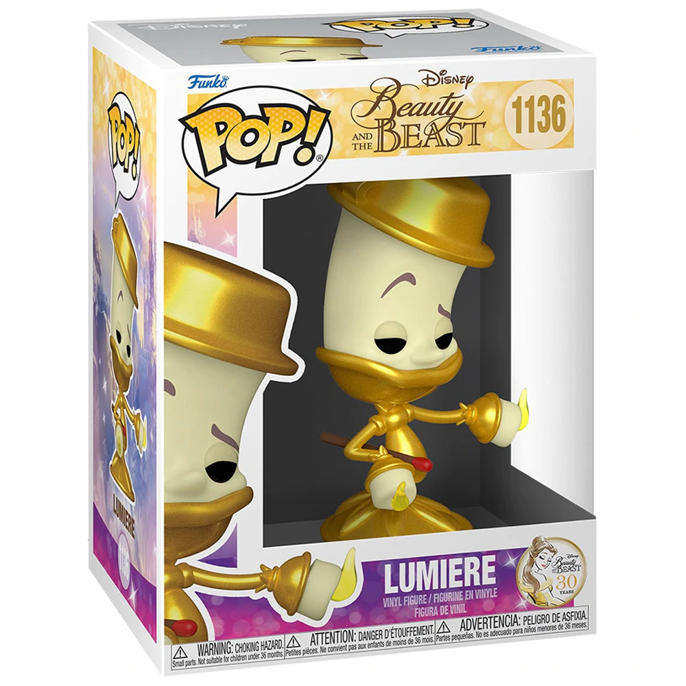 [PRE-ORDER] Funko POP! Beauty and the Beast - Lumiere Vinyl Figure #1136 - Bards & Cards