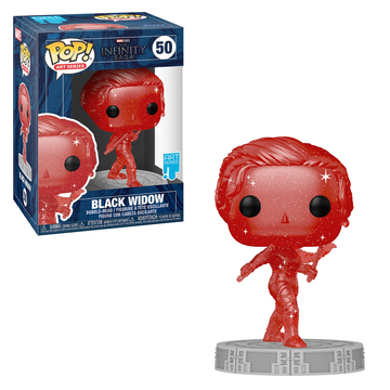 Funko POP! Marvel: Infinity Saga - Black Widow with Case (Artist's Series) Vinyl Figure #50 - Bards & Cards