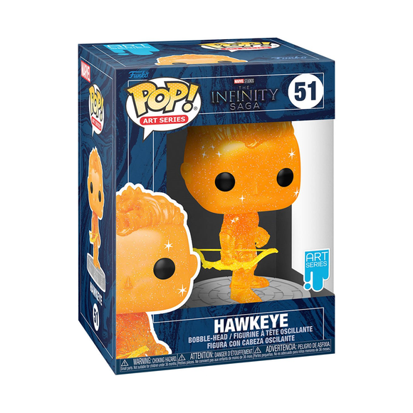 Funko POP! Marvel: Infinity Saga - Hawkeye with Case (Artist's Series) Vinyl Figure #51 - Bards & Cards