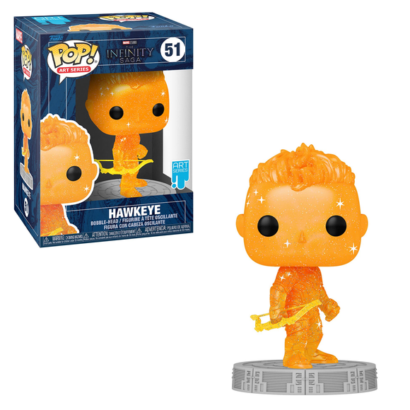 Funko POP! Marvel: Infinity Saga - Hawkeye with Case (Artist's Series) Vinyl Figure #51 - Bards & Cards