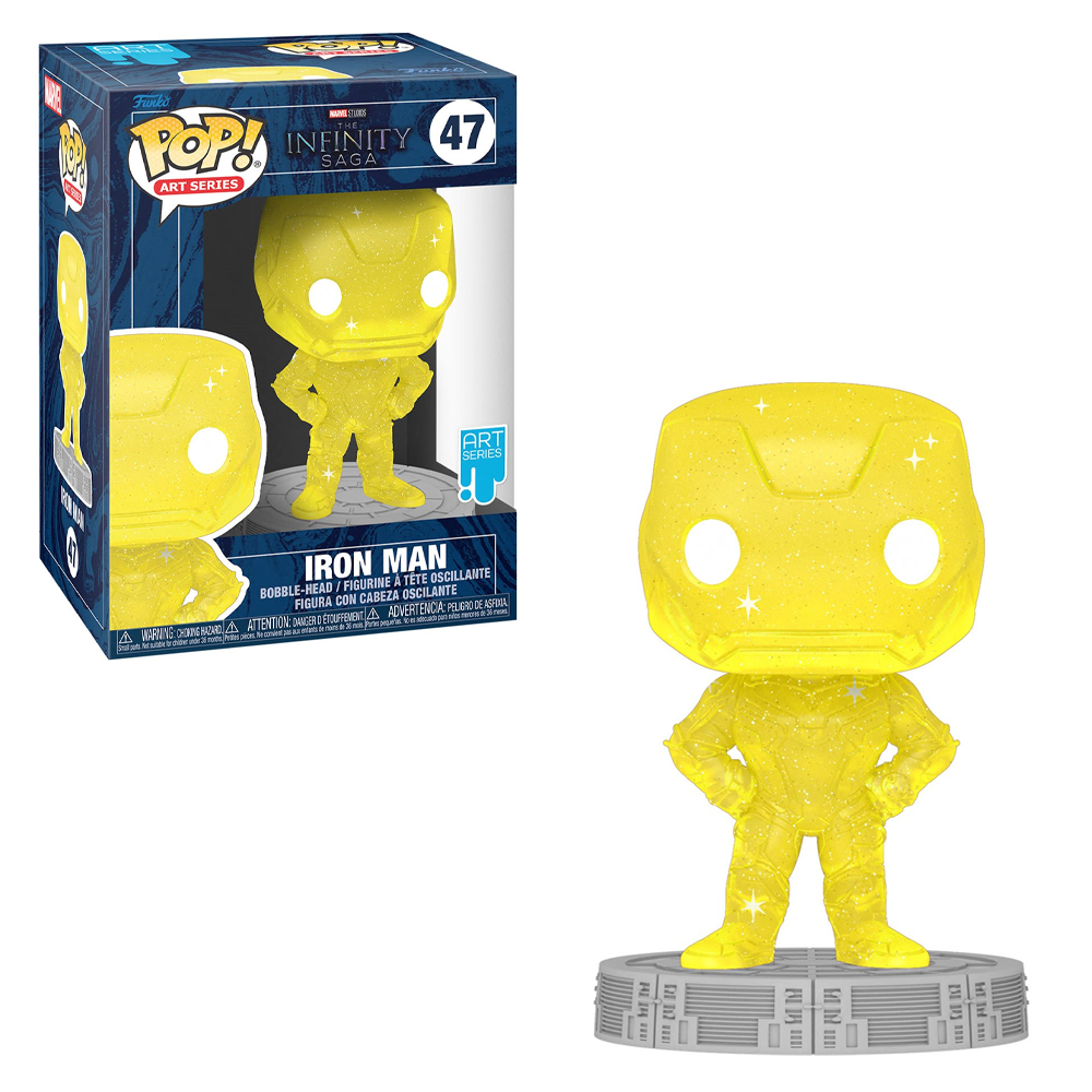 Funko POP! Marvel: Infinity Saga - Iron Man with Case (Artist's Series) Vinyl Figure #47