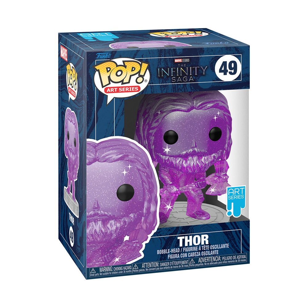 Funko POP! Marvel: Infinity Saga - Thor with Case (Artist's Series) Vinyl Figure #49 - Bards & Cards