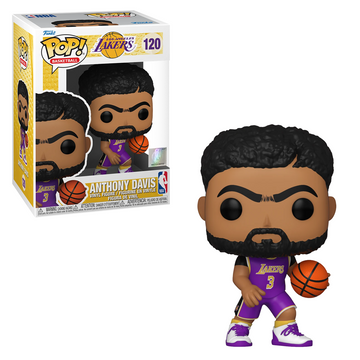 Funko POP! NBA: Lakers - Anthony Davis (Purple Jersey) Vinyl Figure #120 - Bards & Cards