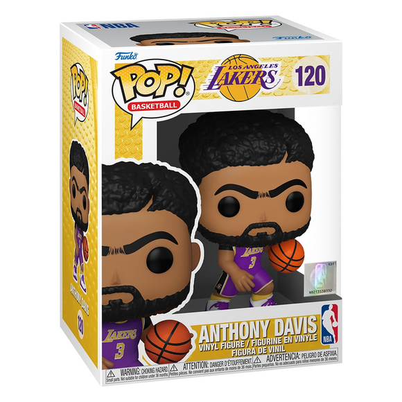 Funko POP! NBA: Lakers - Anthony Davis (Purple Jersey) Vinyl Figure #120 - Bards & Cards