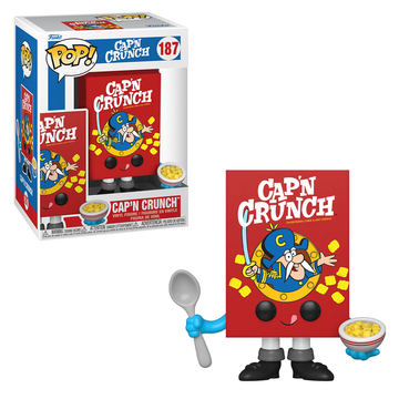 Funko POP! Ad Icons: Quaker - Cap'N Crunch Cereal Box Vinyl Figure #187 - Bards & Cards