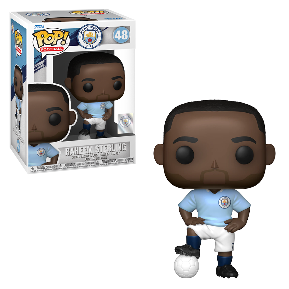 Funko POP! Football: Manchester City - Raheem Sterling Vinyl Figure #48