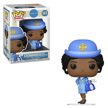 Funko POP! Pan Am - Stewardess with Blue Bag Vinyl Figure #141 - Bards & Cards