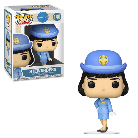 Funko POP! Pan Am - Stewardess Vinyl Figure #140 - Bards & Cards