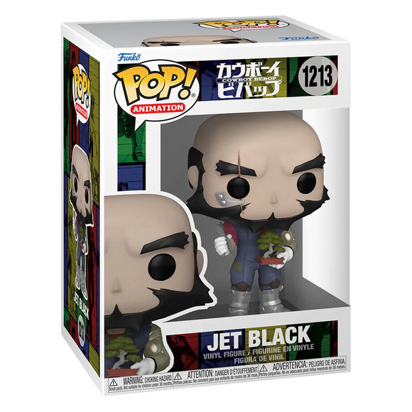 [PRE-ORDER] Funko POP! Cowboy Bebop - Jet Black with Bonsai Vinyl Figure #1213 - Bards & Cards