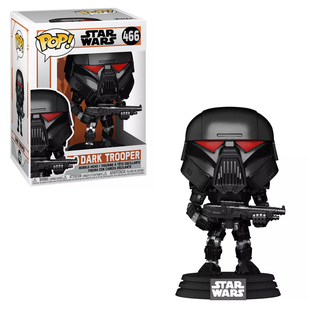 Funko POP! Star Wars: The Mandalorian - Dark Trooper (Battle) Vinyl Figure #466