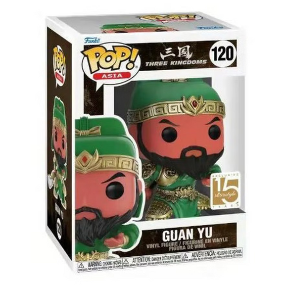 Funko POP! Three Kingdoms - Guan Yu Vinyl Figure #120 MindStyle Exclusive - Bards & Cards