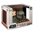 Funko POP! Moment: Star Wars: The Mandalorian - Boba Fett and Fennec Shand on Throne Vinyl Figure #486 - Bards & Cards