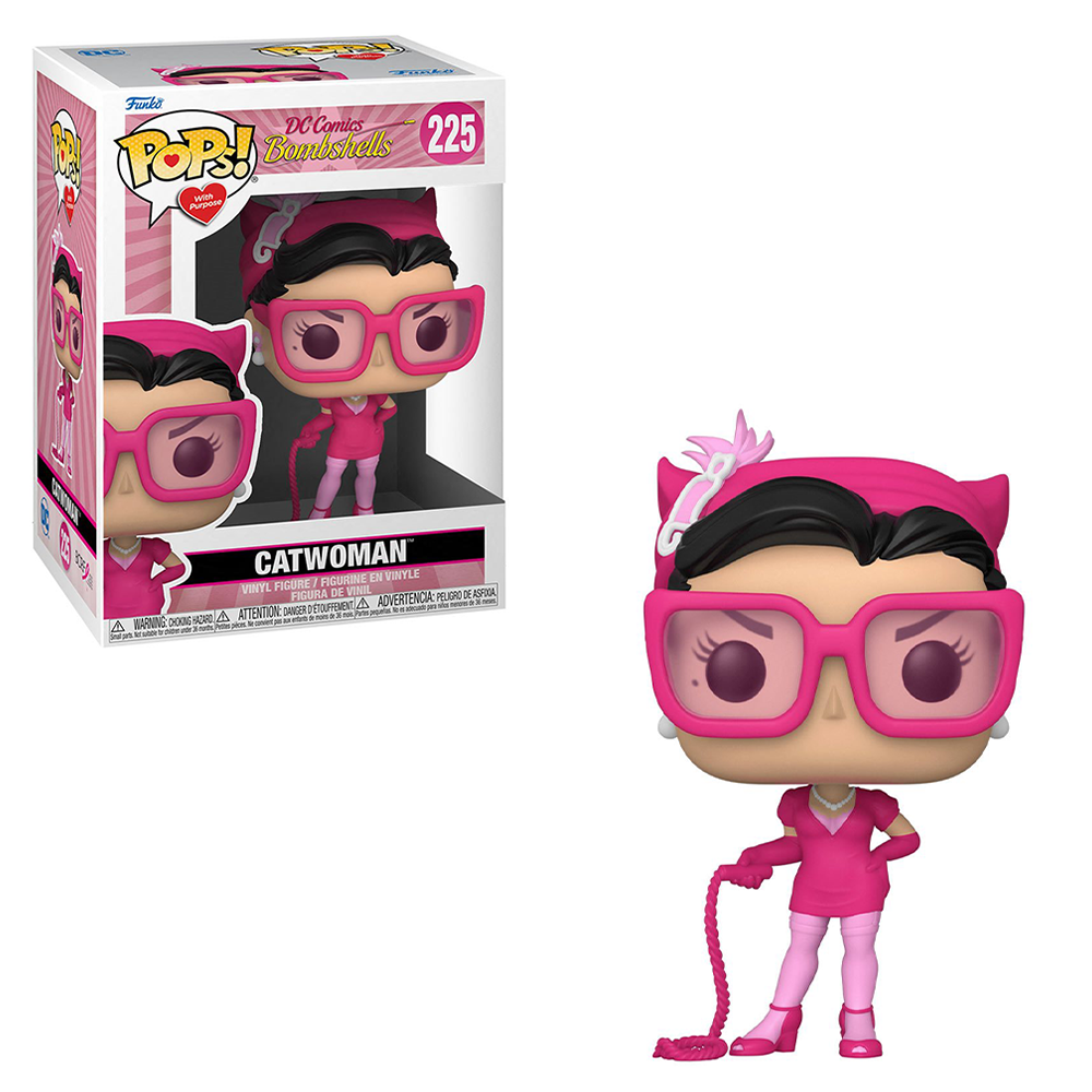 [PRE-ORDER] Funko POP! Breast Cancer Awareness - Bombshell Catwoman Vinyl Figure #225