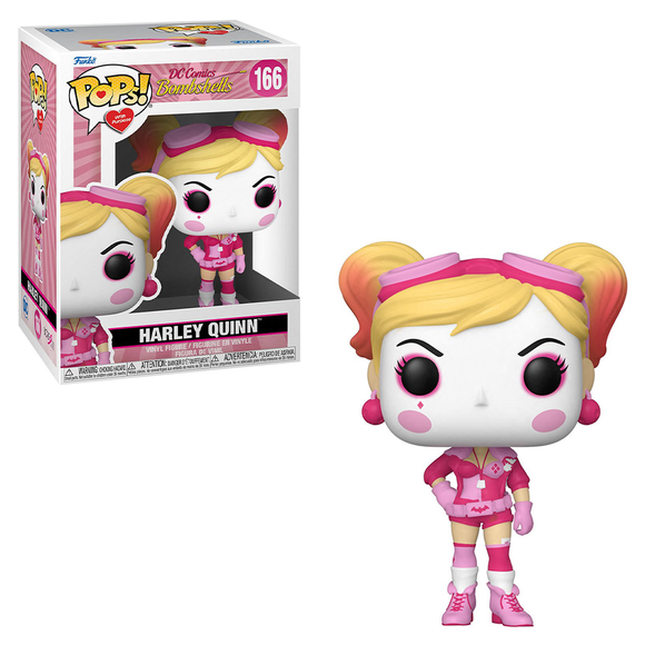 [PRE-ORDER] Funko POP! Breast Cancer Awareness - Bombshell Harley Quinn Vinyl Figure #166 - Bards & Cards