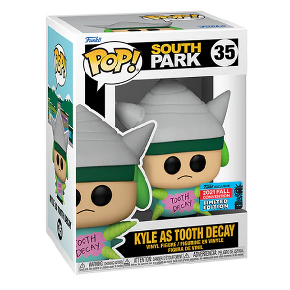 Funko POP! South Park - Kyle as Tooth Decay Vinyl Figure #35 2021 Fall Convention Exclusive - Bards & Cards