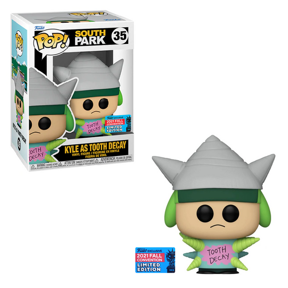 Funko POP! South Park - Kyle as Tooth Decay Vinyl Figure #35 2021 Fall Convention Exclusive - Bards & Cards