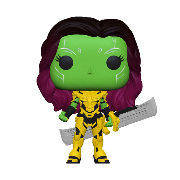 Funko POP! Marvel: What If - Gamora with Blade of Thanos Vinyl Figure - Bards & Cards