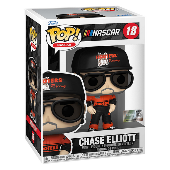 Funko POP! NASCAR - Chase Elliott (Hooters) Vinyl Figure - Bards & Cards