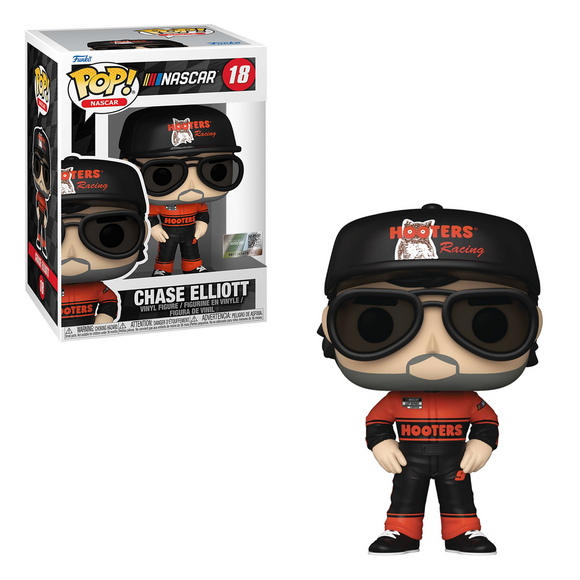 Funko POP! NASCAR - Chase Elliott (Hooters) Vinyl Figure - Bards & Cards