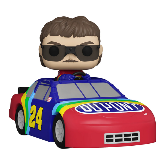Funko POP! Ride: NASCAR - Jeff Gordon (Rainbow Warrior) Vinyl Figure - Bards & Cards