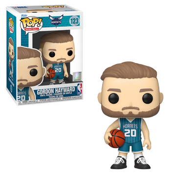 Funko POP! NBA: Hornets - Gordon Hayward (Teal Jersey) Vinyl Figure #123 - Bards & Cards