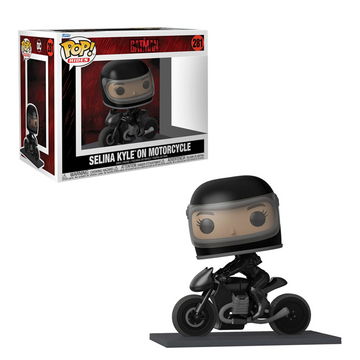 Funko POP! Rides: The Batman - Selina Kyle on Motorcycle Vinyl Figure #281 - Bards & Cards