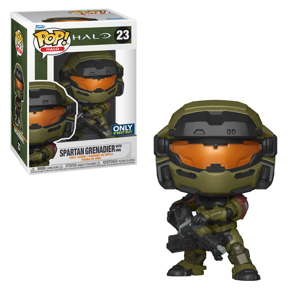 Funko POP! Halo Infinite - Spartan Grenadier Vinyl Figure #23 Best Buy Exclusive [READ DESCRIPTION] - Bards & Cards
